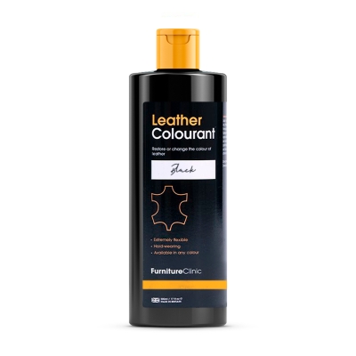 Краска для кожи (Leather Colourant) Black 500 мл, Furniture Clinic