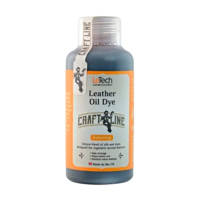 Leather Oil Dye Butter Cup - краска для кожи масляная 100 мл, Letech Professional