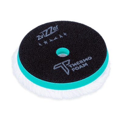 Thermo Wool - Полировальный круг из нат. меха на твердой поролоновой подложке140/25/125 мм, Zvizzer