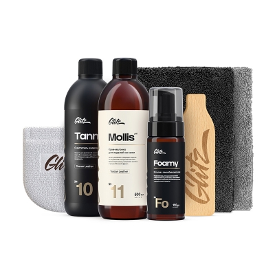 Leather Set - набор по уходу за изделиями из кожи, Glitz