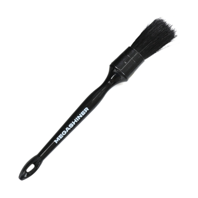 Кисть для детейлинга c натуральным ворсом Black Detailing Brush 12, MegaShiner