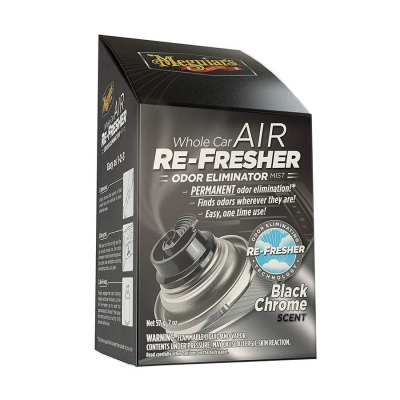 Air Re-Fresher Black Chrome Scent - нейтрализатор запаха в салоне 57 мл, Meguiars