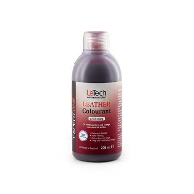 Leather Colourant Chestnut - краска для кожи EXPERT LINE 200 мл, Letech Professional