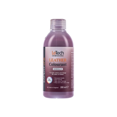 Leather Colourant Bordeaux - краска для кожи EXPERT LINE 200 мл, Letech Professional
