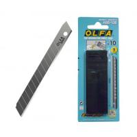 Лезвие OLFA сегментированное BLACK MAX (OL-ABB-10B), 9 х 80 х 0,38 мм, 13 сегментов, 10 шт