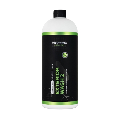 KRYTEX EXTERIOR WASH 2 - Слабокислотный ручной шампунь, деликатный 1 л 