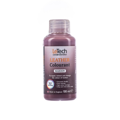 Leather Colourant Maroon - краска для кожи EXPERT LINE 100 мл, Letech Professional
