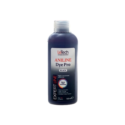 Leather Aniline Dye Black - анилиновый краситель для кожи 145 мл, Letech Professional