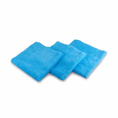 Микрофибровая салфетка голубая 40х40 см, 400 г/м2 (3 шт) Au-241/3, Autech
