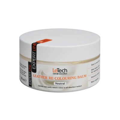 Leather Re-colouring balm Neutral - бальзам для восстановления цвета кожи 200 мл, LeTech