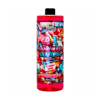 A1 Bubble Gum Шампунь для ручной мойки 1 л, Leraton