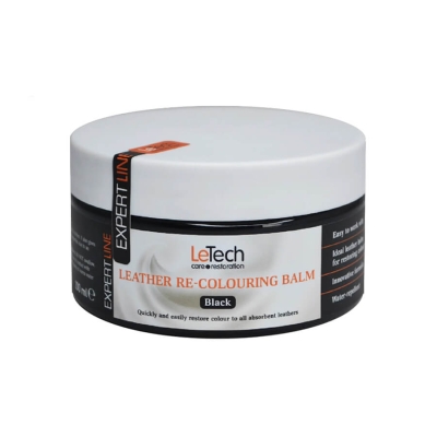 Leather Re-colouring balm Black - бальзам для восстановления цвета кожи 200 мл, LeTech