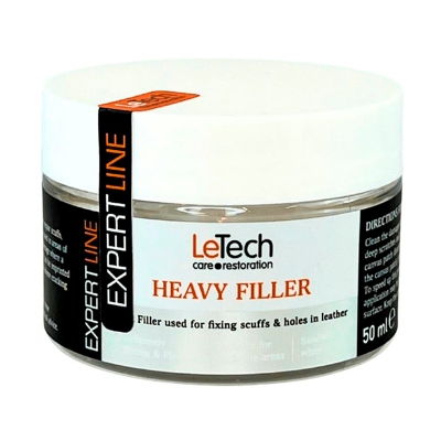 Leather Heavy Filler - густой ремонтный состав 50 мл, Letech Professional