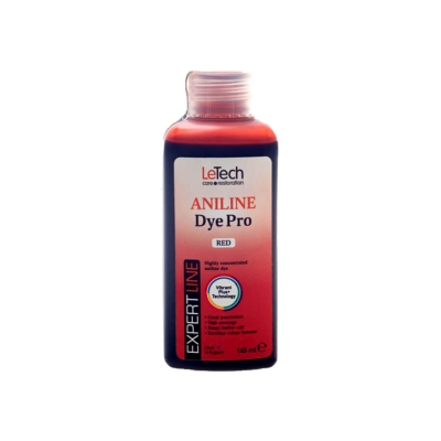 Leather Aniline Dye Red - анилиновый краситель для кожи 145 мл, Letech Professional