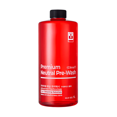 Нейтральный шампунь для предварительной мойки Premium Neutral Pre-Wash Citrus (pH7.2) 1 л, Binder