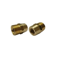 Переходник М22х1,5 внеш. - 1/4 внут., 400 bar, латунь
