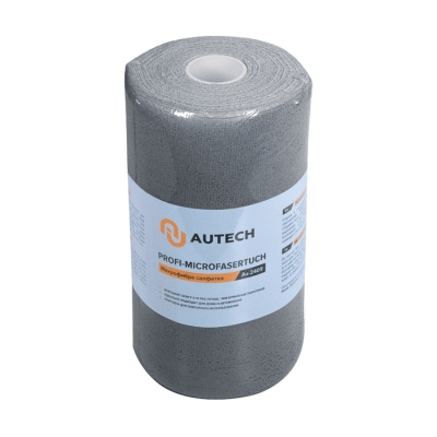PROFI-MICROFASERTUCH Микрофибовая салфетка в рулоне серая  25 х 25см 50 шт , Autech