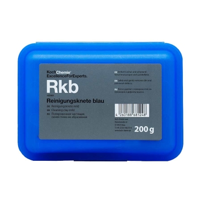 Reinigungsknete Blau - безабразивная чистящая глина мягкого воздействия синяя 200 г,  Koch Chemie 