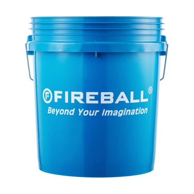 Ведро для мойки автомобиля синее Premium с удобной ручкой, 18 л, Fireball