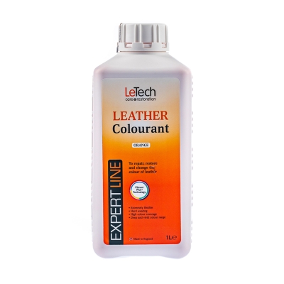 Leather Colourant Orange - краска для кожи EXPERT LINE 1000 мл, Letech Professional