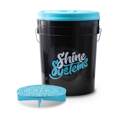 Ведро с крышкой и сепаратором для мойки автомобиля Shine Systems Bucket 20 л