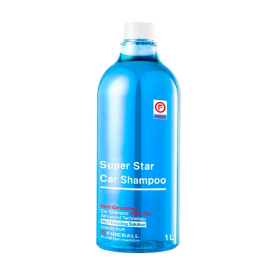 Шампунь для ручной мойки Super Star Car Shampoo Фруктово-Цитрусовый (синий) 1 л, Fireball