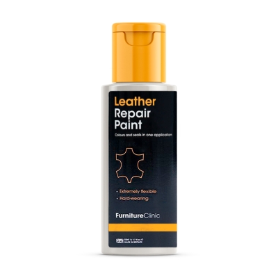 Ремонтная краска для кожи (Leather Repair Paint) Ivory 50 мл, Furniture Clinic
