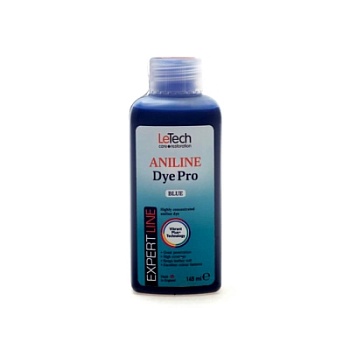 Leather Aniline Dye Blue - анилиновый краситель для кожи 145 мл, Letech Professional