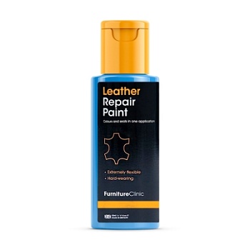 Ремонтная краска для кожи (Leather Repair Paint) Baby Blue 50 мл, Furniture Clinic