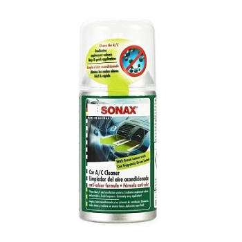 Car Air Conditioner Cleaner - Очиститель системы кондиционирования (зеленый лимон) 150 мл, Sonax