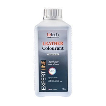 Leather Colourant Carbon Black - краска для кожи EXPERT LINE 1000 мл, Letech Professional