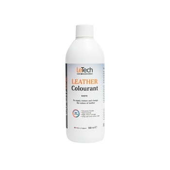 Leather Colourant Ultra White - краска для кожи EXPERT LINE 500 мл, Letech Professional