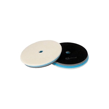 SANDWICH WOOL PAD - меховой полировальный круг сэндвич (синий) 125/15 мм, A302 