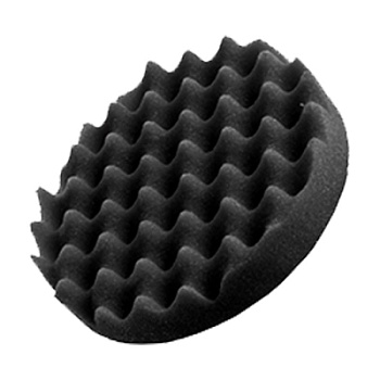 Honey Hills - рифленый черный финишный поролоновый полировальный круг 150x25, Honey Combination