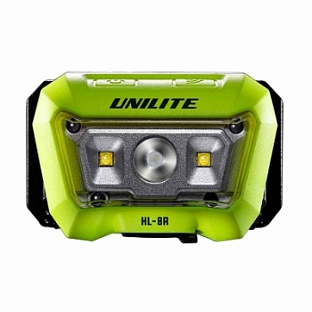 HL-8R - Налобный сенсорный фонарь 475 Lm +275 Lm, 1500 mAh, IP65 | UNILITE