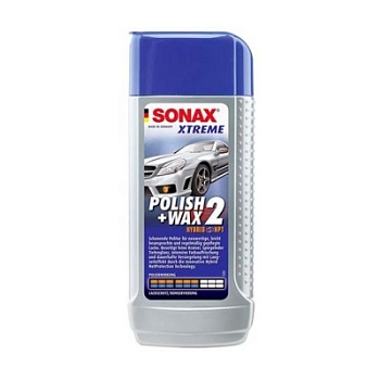 Xtreme Polish+Wax 2 - Полироль № 2 NanoPro для новых покрытий 250 мл, Sonax