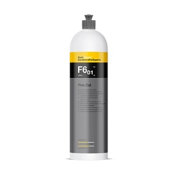 Fine Cut F6.01 - мелкозернистая абразивная полировальная паста 1 л, Koch Chemie