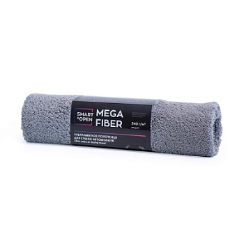 Mega Fiber - ультрамягкое полотенце для сушки автомобиля 340 г/м2, 60 х 80 см, Smart Open