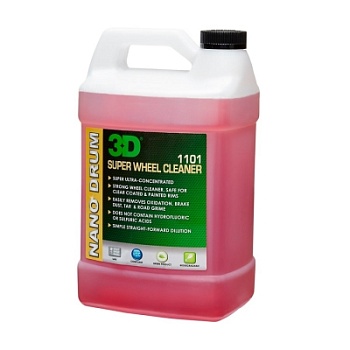 Концентрированный очиститель дисков 3D Super Wheel Cleaner, 1,89 л