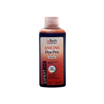 Leather Aniline Dye Orange - анилиновый краситель для кожи 145 мл, Letech Professional