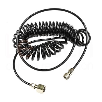 Airbrush hose with spiral  - шланг армированный спиральный для аэрографа, Letech Professional