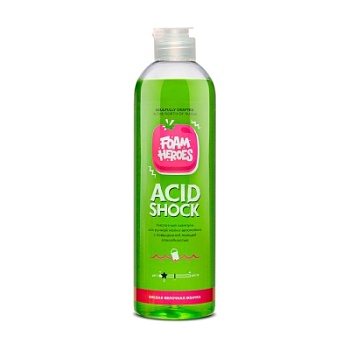 Acid Shock, кислотный шампунь для ручной мойки автомобиля 500 мл, Foam Heroes