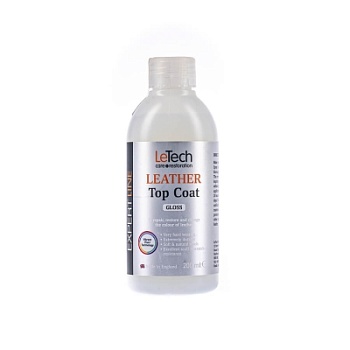 Leather Top Coat Gloss - защитный лак для кожи глянцевый EXPERT LINE 200 мл, Letech Professional