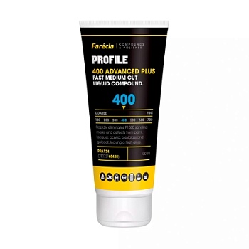 Profiline Advanced Plus 400 Liquid Compound, полировальная паста 100 мл, Farecla