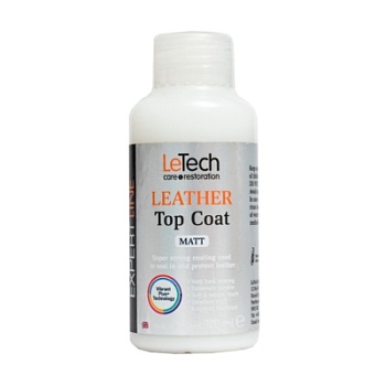 Leather Top Coat Matt - защитный лак для кожи матовый EXPERT LINE 100 мл, Letech Professional