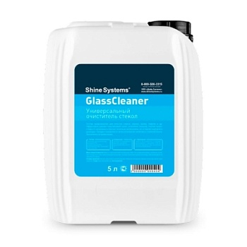 GlassCleaner - универсальный очиститель стекол 5 л, Shine Systems 