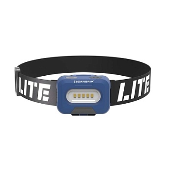 HEAD LITE A - Налобный фонарик с ремешком для крепления на голов (без ЗУ), (03.5643), Scangrip