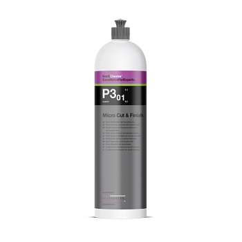 Micro Cut & Finish P3.01 - антиголограммная финишная абраз. паста с воском карнауба 1 л, Koch Chemie