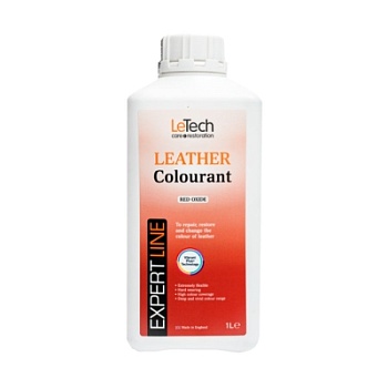 Leather Colourant Red Oxide - краска для кожи EXPERT LINE 1000 мл, Letech Professional