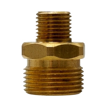 Переходник М22х1,5-3/8 внеш, 300 бар, латунь